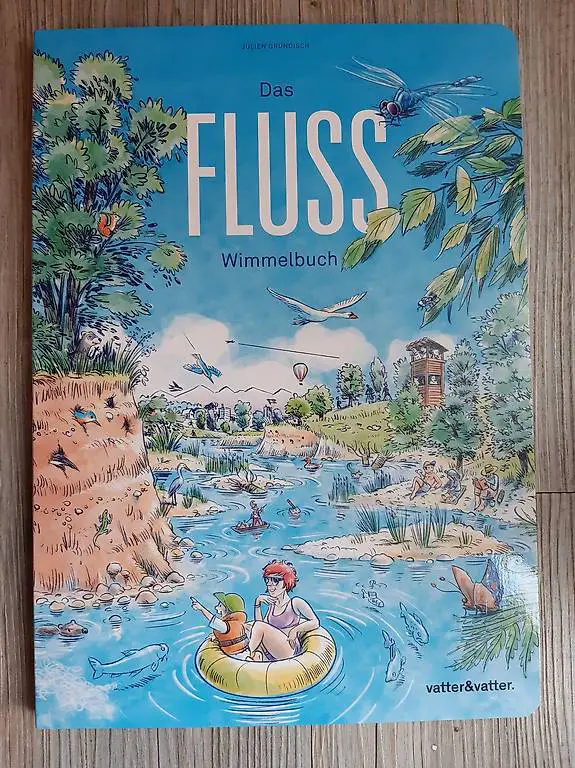 Wimmelbuch Fluss, Seiten aus Karton