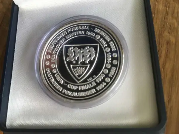 VfB Stuttart Deutscher Meister 1950 eingraviert