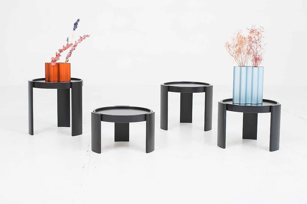 Cassina 780 Beistelltische von Gianfranco Frattini, 4-teilig
