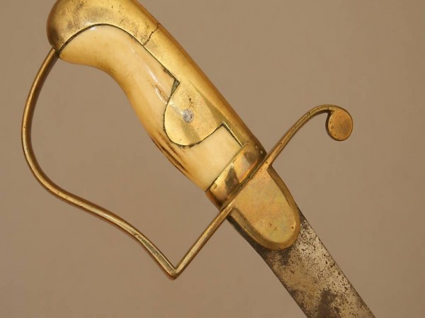  Antiker Säbel - Gefäss in deutscher Form, Klinge Indien