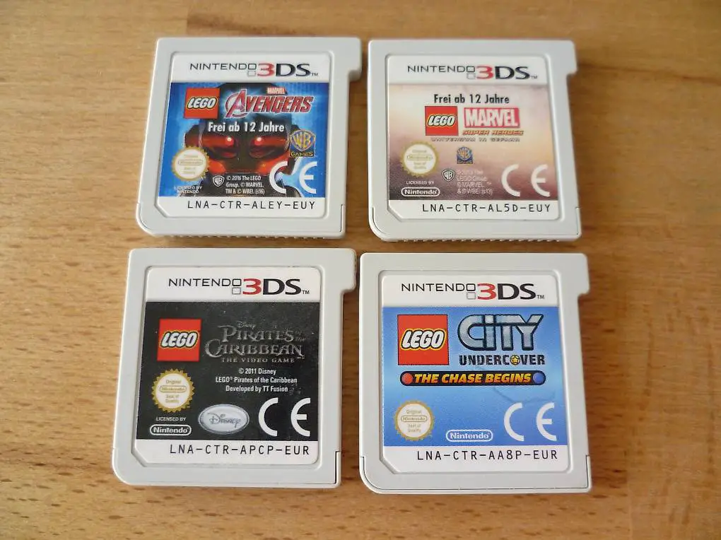 4 LEGO Spiele für Nintendo 3DS und 2DS