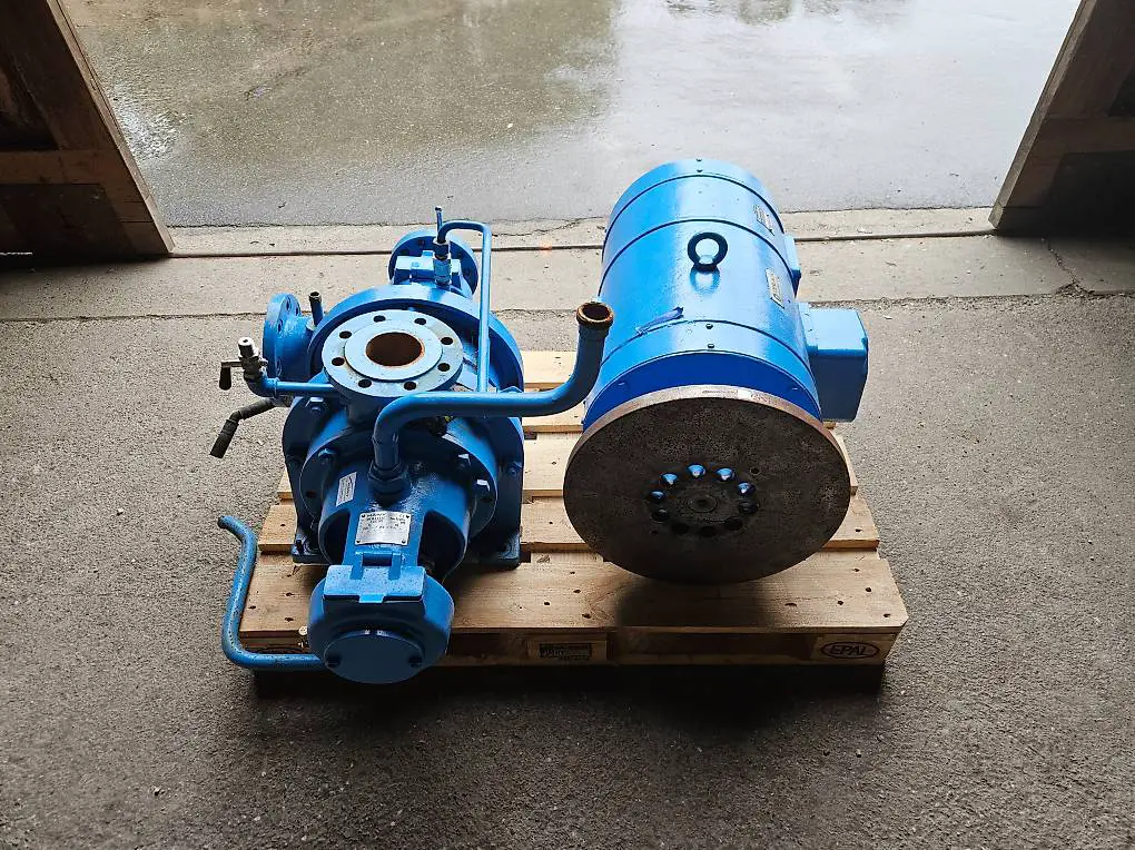 Elektromotor w.Frei AG mit dazugehöriger Wasserpumpe SULZER