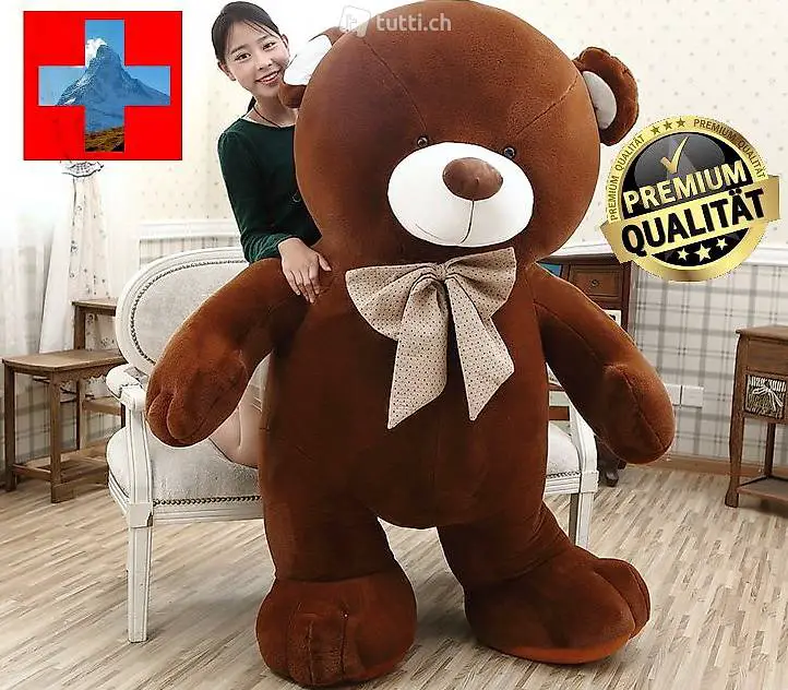 Teddybär Teddy Plüschbär Mega Gross 210cm Geschenk Kind Neu