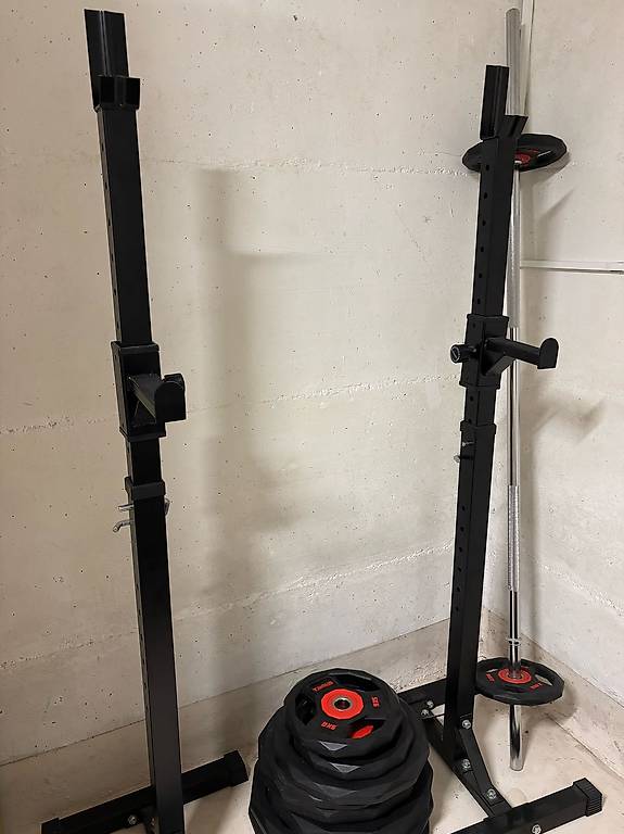 Hantelbak inkl. Langhantel