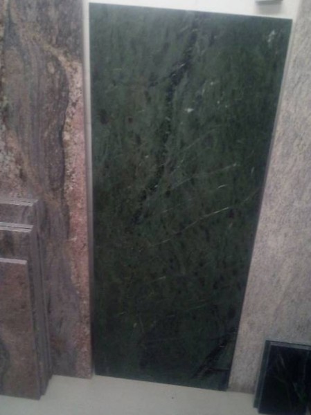  1 St 129.7x60x2 Lavabo Abdeckung Bad Verde Guatemala poliert