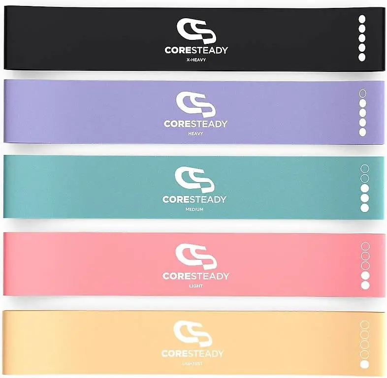 Coresteady Fitnessbänder Set? Mini Widerstandsbänder für Mä