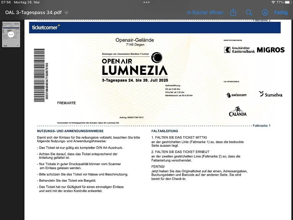 Openair Lumnezia - Top Event