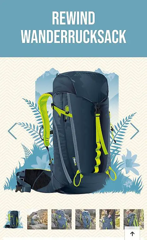 Wanderrucksack von REWIND