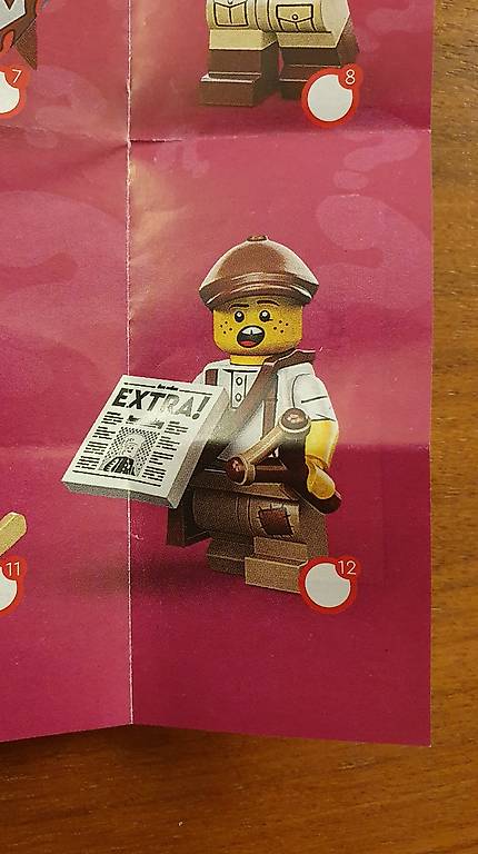 LEGO 71037 Minifigures Series 24 - Zeitungsjunge (Nr. 12)