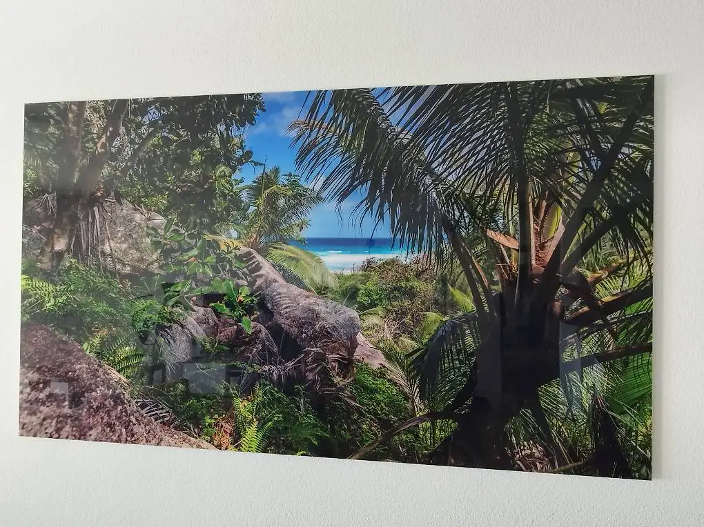 UNIKAT: Acrylglas-Bild "Seychelles" in 180 x 100 cm