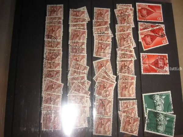 Briefmarken 4 A4 Steckkarten 1