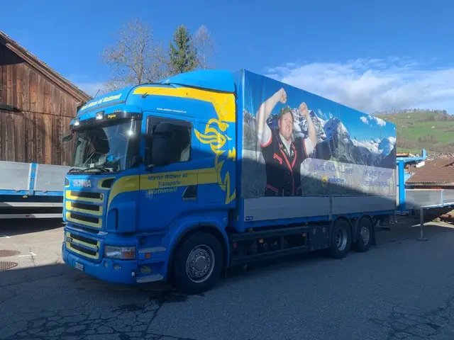 SCANIA, R500, Brücke-Verdeck