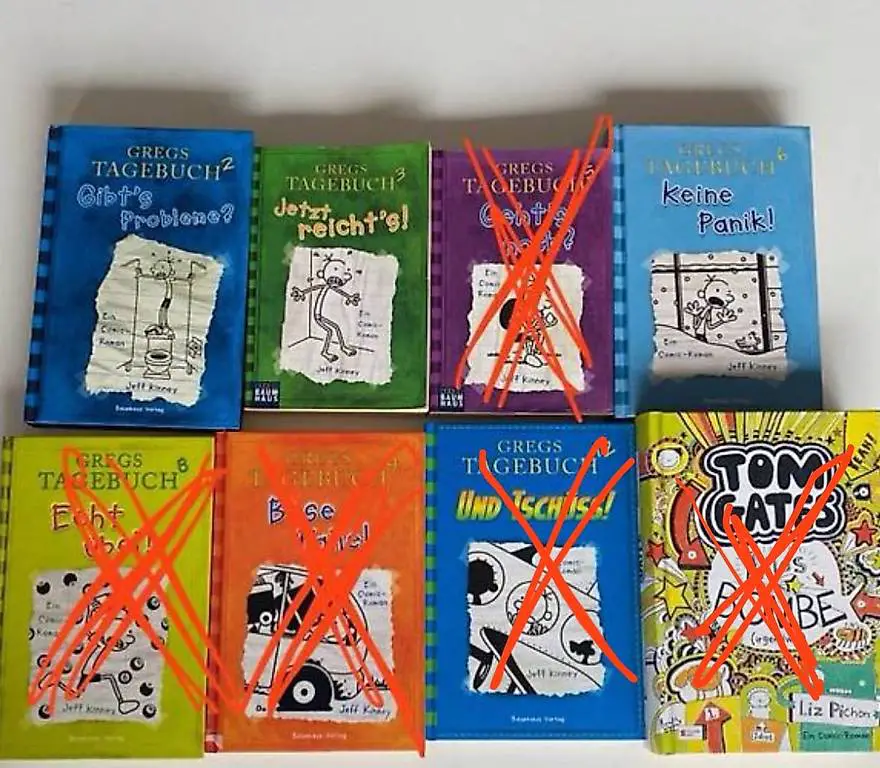 Gregs Tagebücher, einzeln