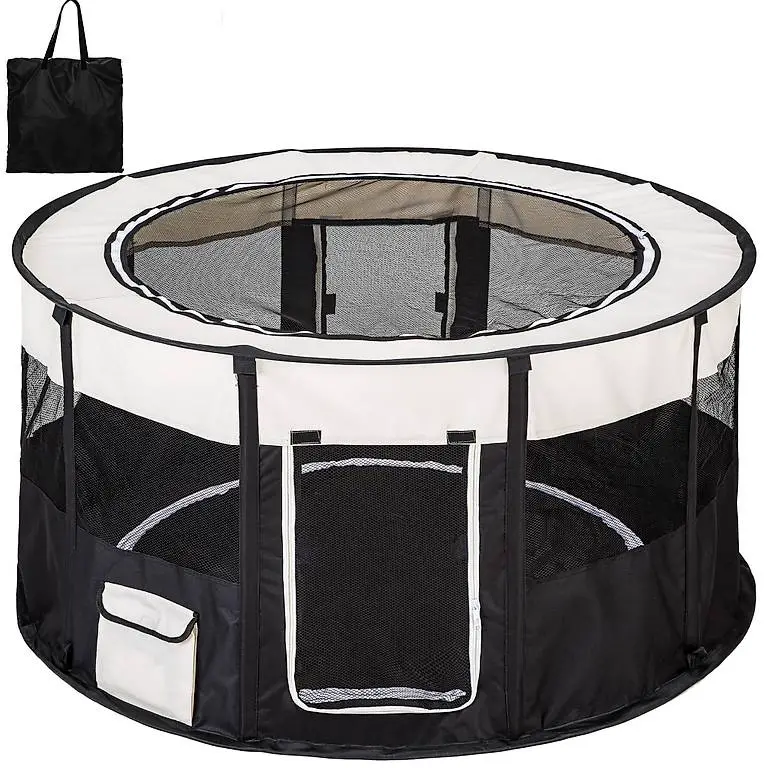 Box per cuccioli Carola, nero