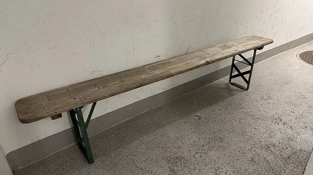 Festbank Gartenbank klappbar