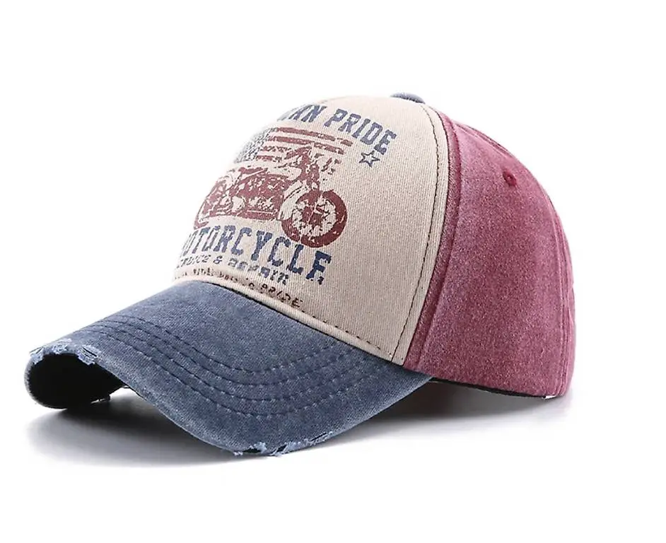 Motorcycle American Pride Kappe - Vintage Style - NEU