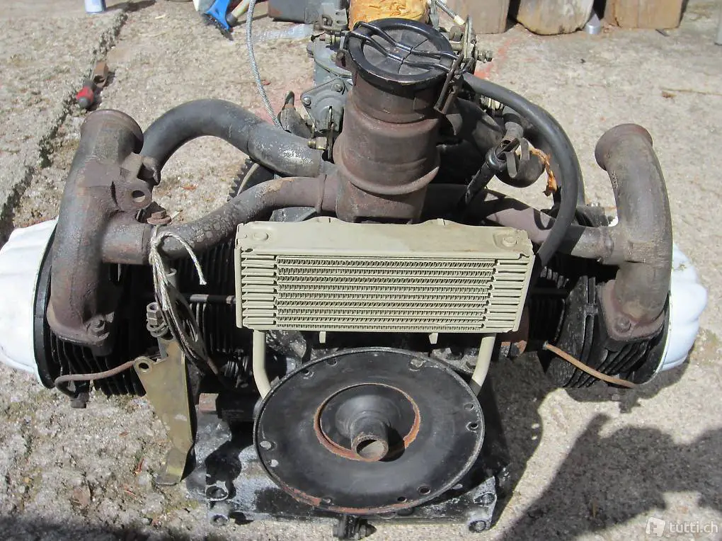 2CV Motor Citroën / Döschwo / 2CV-Motor Oldtimer