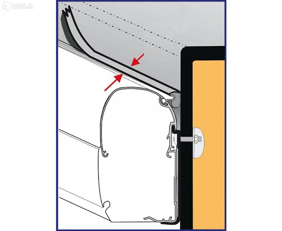  Fiamma Abdichtgummi Small, für F45, F50, F55 - Preis je lfm.