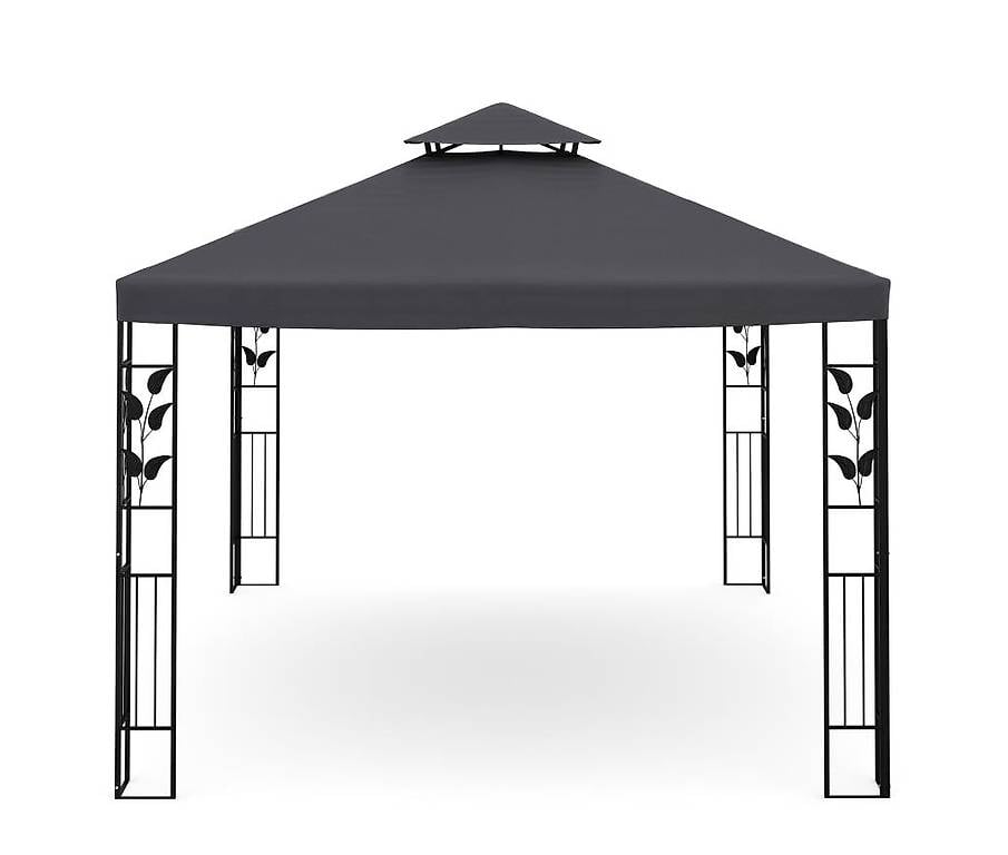 Gartenpavillon Gazebo 3 x 4 m anthrazit