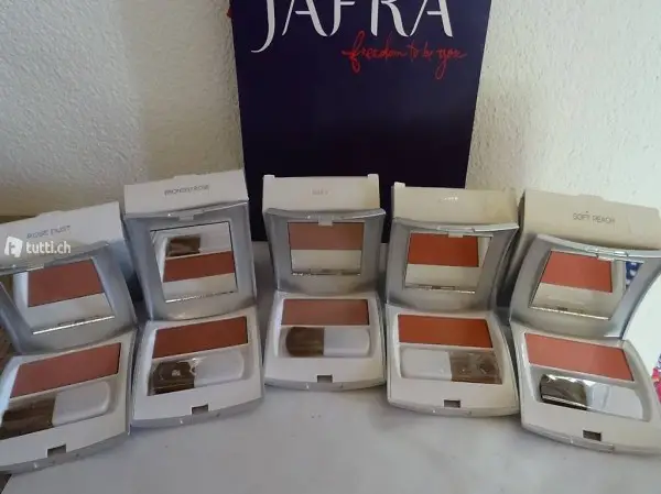  Jafra verschiedene Rouge, auch Beautyserie u Creme Neu