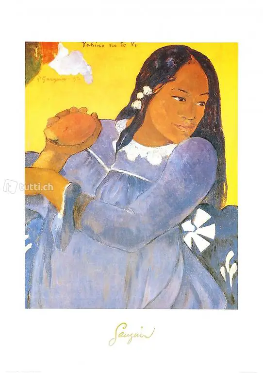  Stampa d"arte - Paul Gauguin - Le Fèmme au Mango
