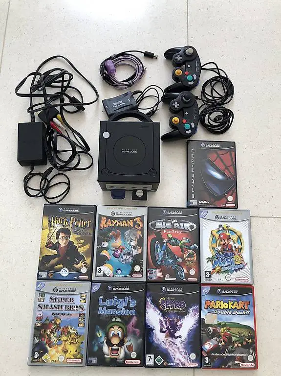 Gamecube selten mit Spielen mario etc