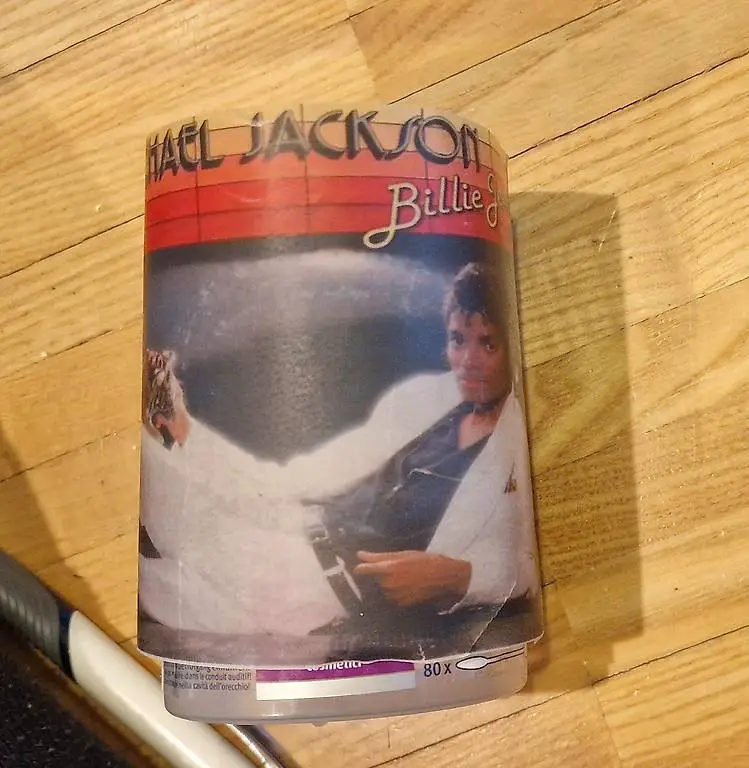 Michael Jackson Folie Windlicht Billie Jean