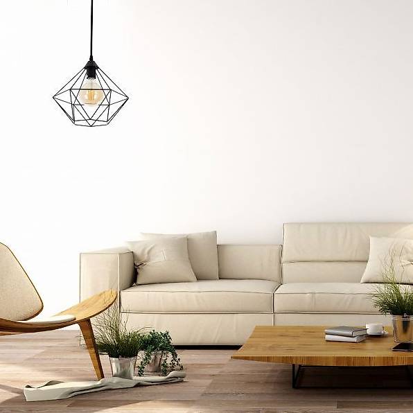 Hängelampe Bloom E27 Schwarz