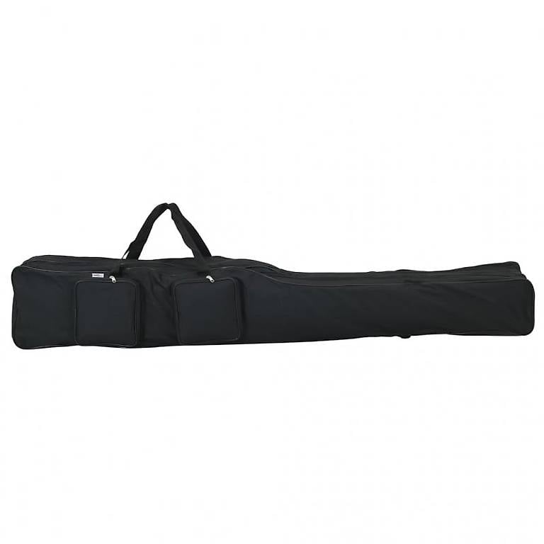 Angelrutentasche Schwarz 160 cm Oxford-Gewebe