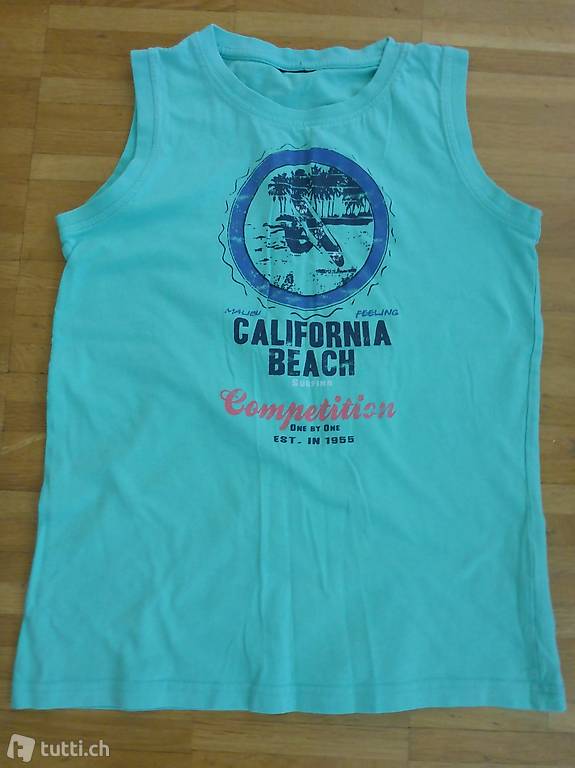 Trägershirt grün Gr. 134/140