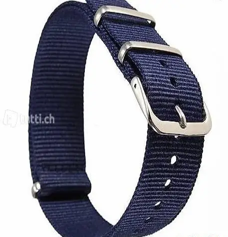 236N Navy marine Nylon Uhrenarmband
