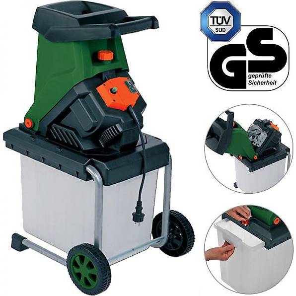  Holzhäcksler Gartenhäcksler 2500W 50