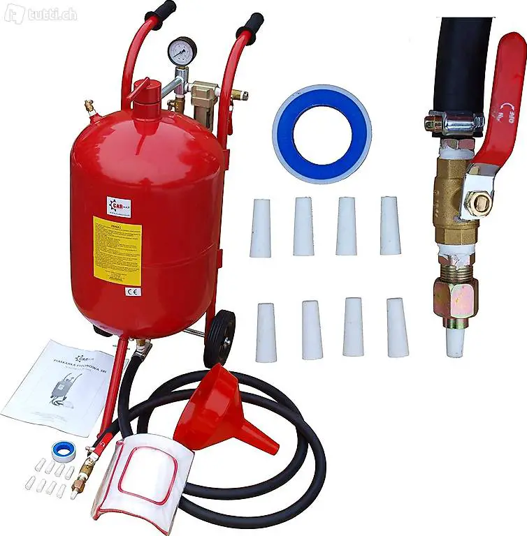  Sandstrahlgerät 38L Druckluft Sandstrahler