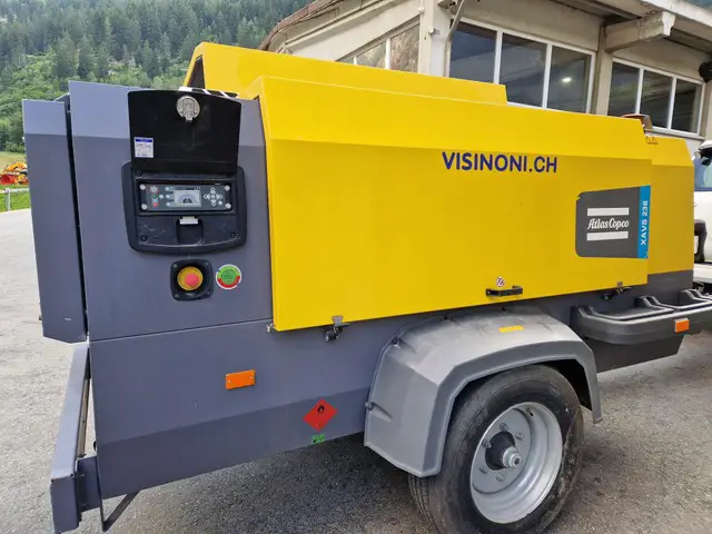 atlas copco, xavs 238 jd, kompressor