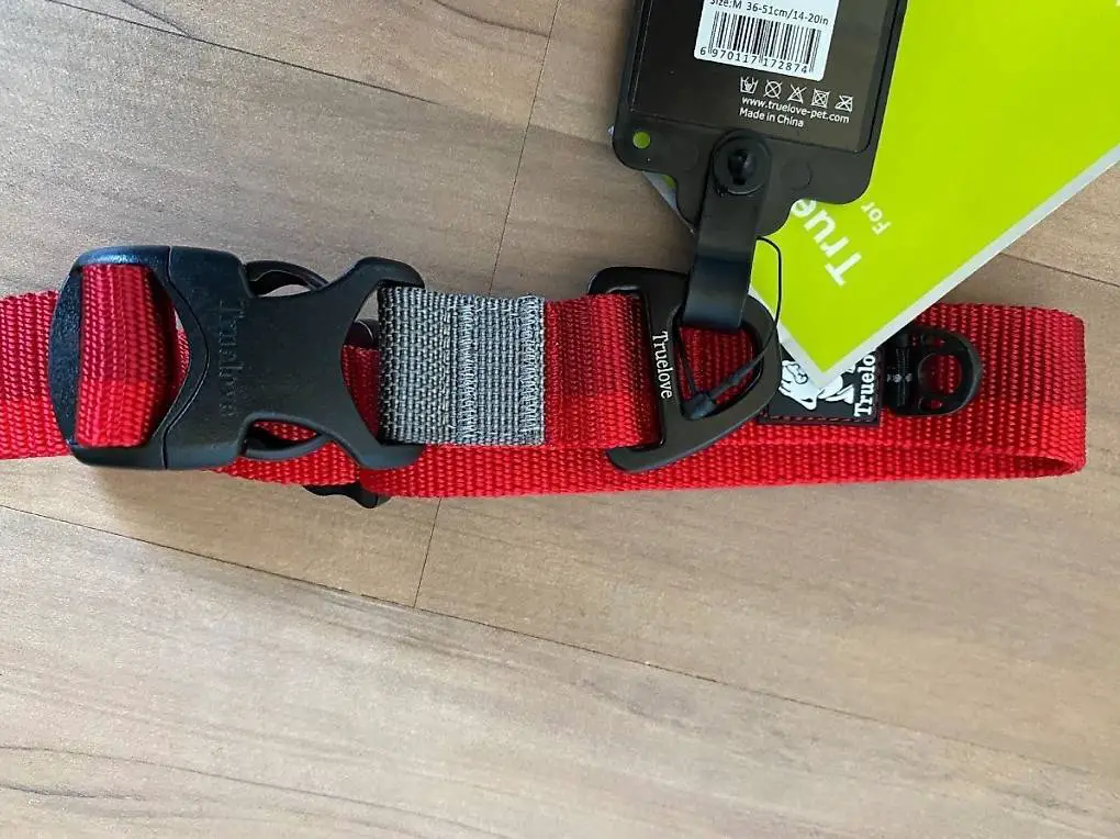 Hunde Halsband rot robust - neu