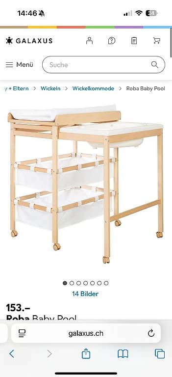 Wickelkommode Roba Baby Pool