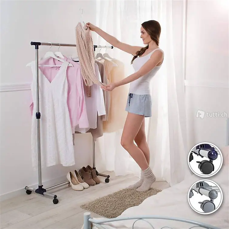 Kleiderständer 165x48x200 cm