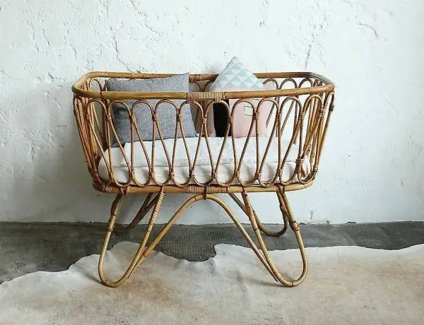  Kinderbett Juniorbett Babybett Einzelbett Betten Rattanbett