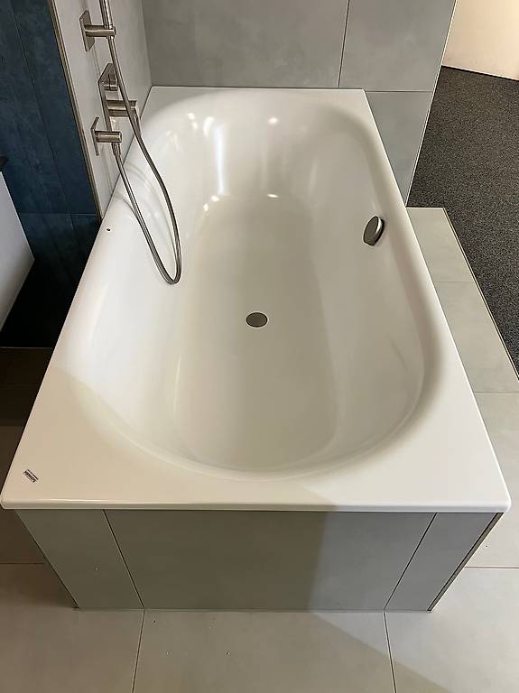 Schmiedlin Stahl Badewanne weiss matt