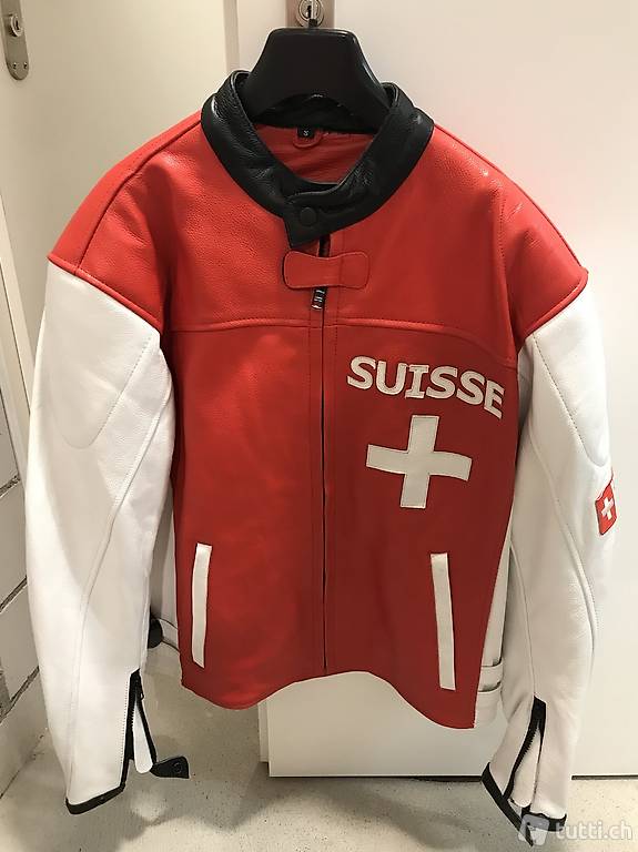 Biker Jacke - Suisse (Echt Leder)