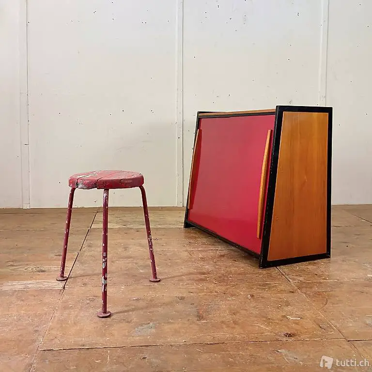  Industrie Hocker Werkstatthocker Dreibeinhocker