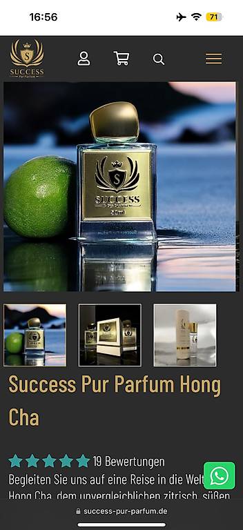 Success Pur Parfum Hong Cha 100ML- Imagination LV