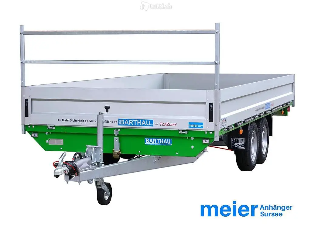  Barthau Anhänger 3500 kg mit Zubehör