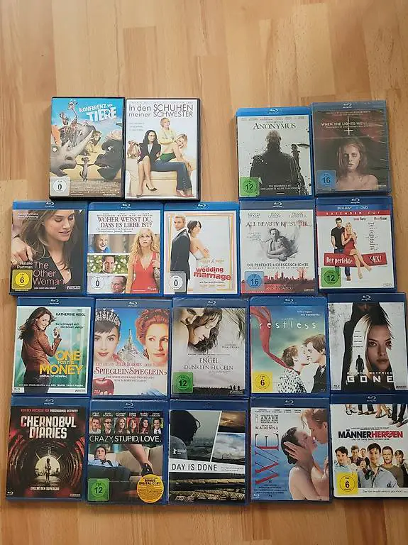 BlueRays und DVDs