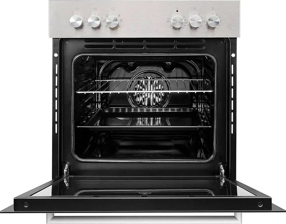 Einbaubackofen mit Glaskeramikkochfeld 56L, 35kg