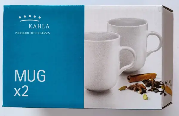 4.Stück 2er Set Kahla Mug Porzellantassen