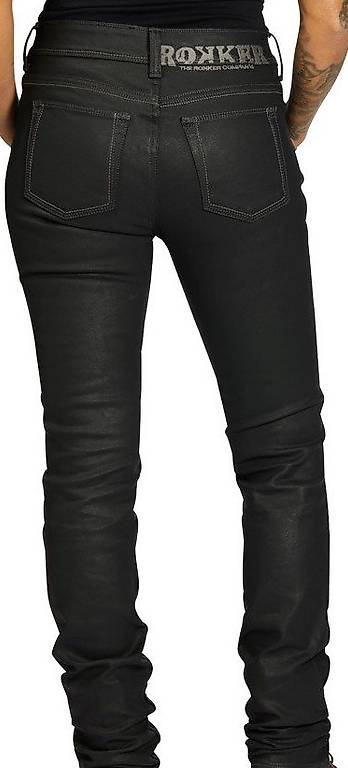 Damen Motorradjeans Rokker Black lady 26/32