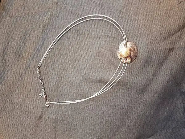 Hals Kette Kurz Silber