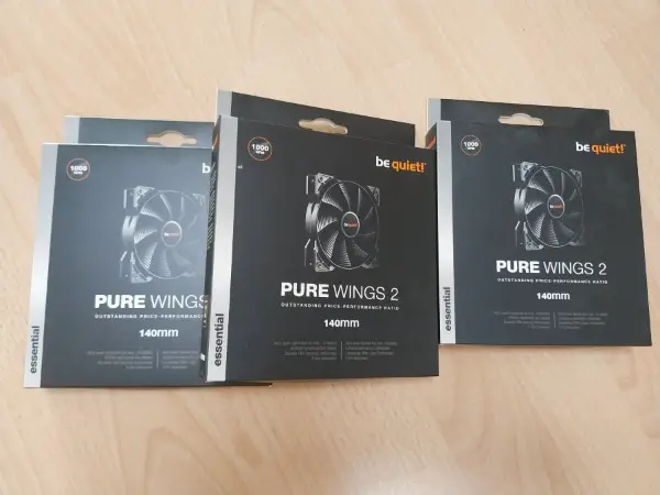 Be QuietPURE WINGS 2, 140mm, Ventilator, 14 cm, 1000 RPM