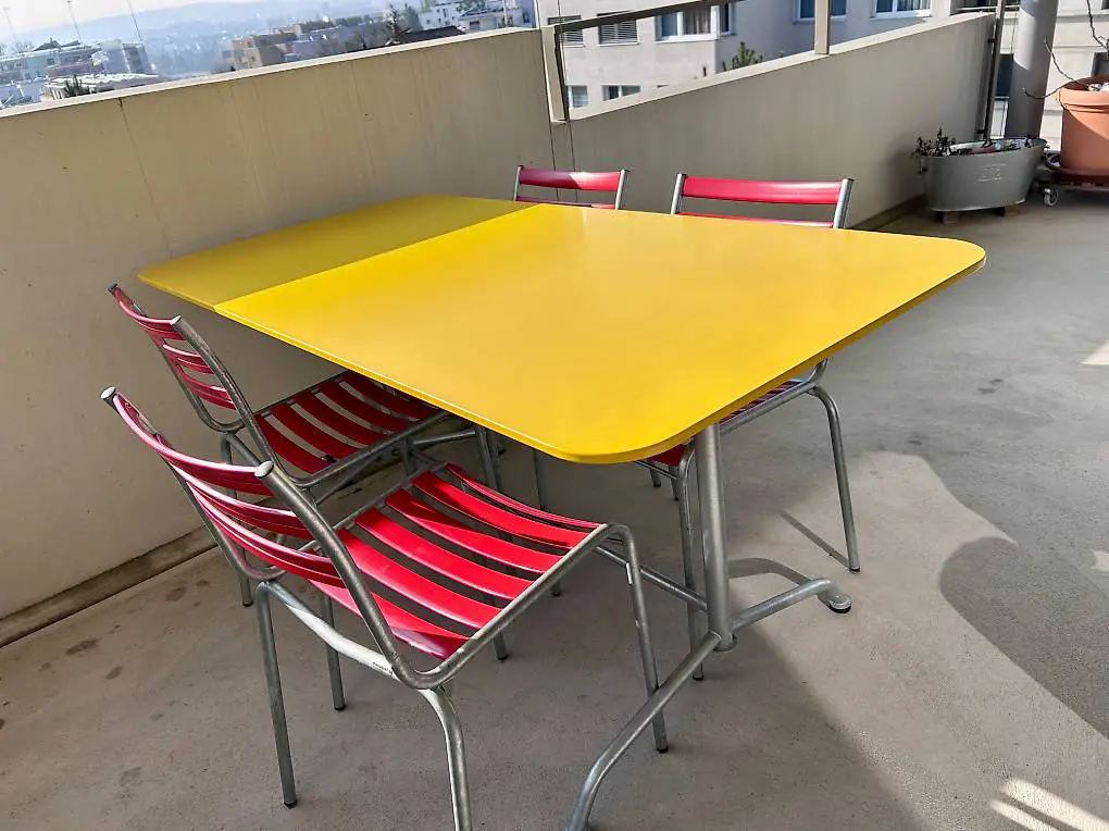 Embru Gartentisch von Max Ernst Haefeli 160 x 80 cm